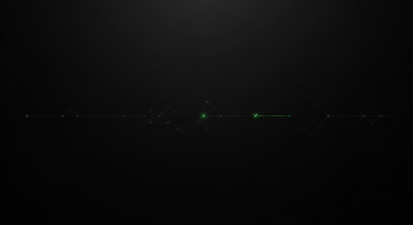 Abstract banner illustration for "What 'verified' actually means on Dealt"